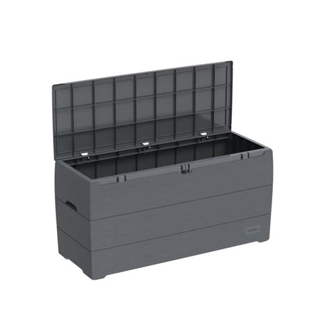 duramax metal deck box|Duramax 71 Gallon Deck Box Gray – Duramax Sheds Online.